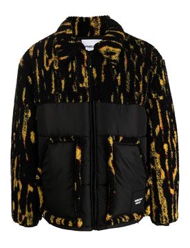 Giubbotto trapuntato in finto shearling
