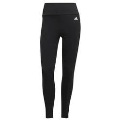 Designed To Move High-Rise 3-Streifen Sport 7/8-Tight Damen Tights, schwarz XS