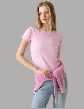 T-shirt Guess GJ Slim Cotone con Taschino W5RI52J1314