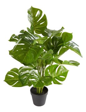 XL-Kunstpflanze "Monstera" gruen