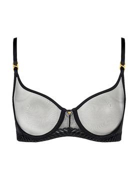 Sujetador con aros SHEER EMOTION black negro 80C