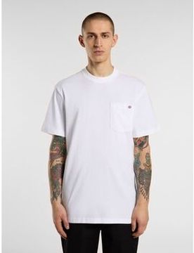 T-Shirt Heavyweight Ss Pocket - Dk0ws450-Whx1 White It M;It Xl Male