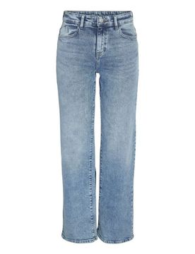 Jeans - NMYOLANDA NW WIDE JEANS AZ236LB NOOS - W25L30 bis W32L32 - für Damen - Größe W27L32 - blau - Frauen - female