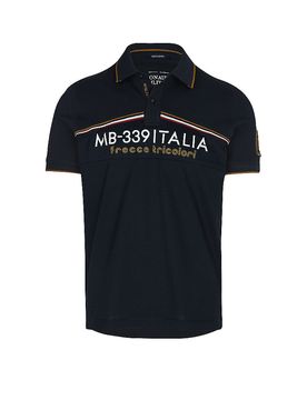 Polo azul oscuro XL