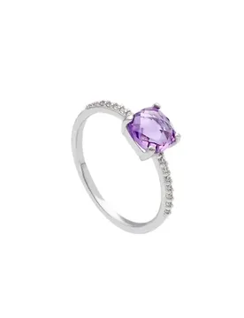 Anello Donna Oro Bianco 203488