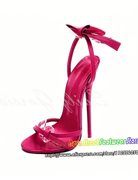 Cm Gold Butterfly Knot High Heels Women Sexy Open Toe Summer New Stiletto Heel Fashionable Plus Size Anke Strap Dress Pumps - Aliexpress - FashionsVida