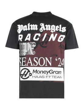 Racing Graphic-print Cotton T-shirt