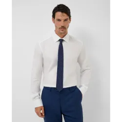 Camisa de vestir de hombre regular fit estructura