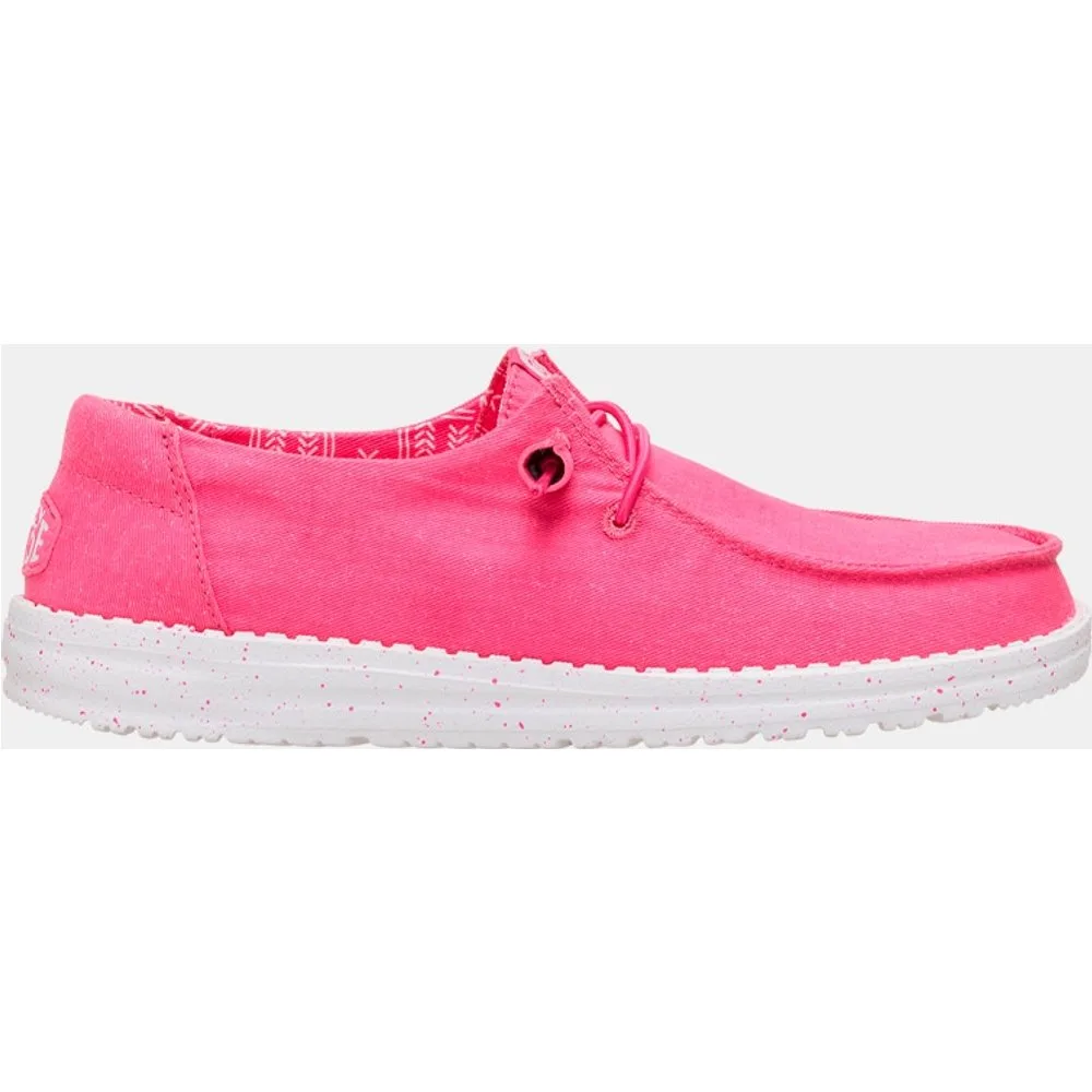 Zapatos de cordones de mujer de lona - HeyDude - FashionsVida