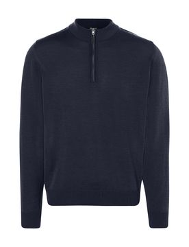 Pullover Stehkragen Zip 1/1 Arm male