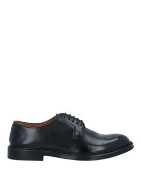 Zapatos de cordones Hombre Negro 45 Hombre