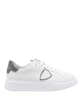 Sneakers bianche con tempio
