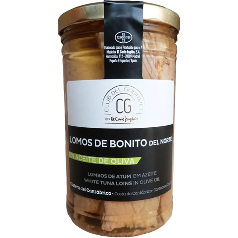 Lomos de Bonito del norte en aceite de oliva - Club del Gourmet - FashionsVida