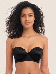 Deco Wired Strapless Moulded Bra B-GG Black female