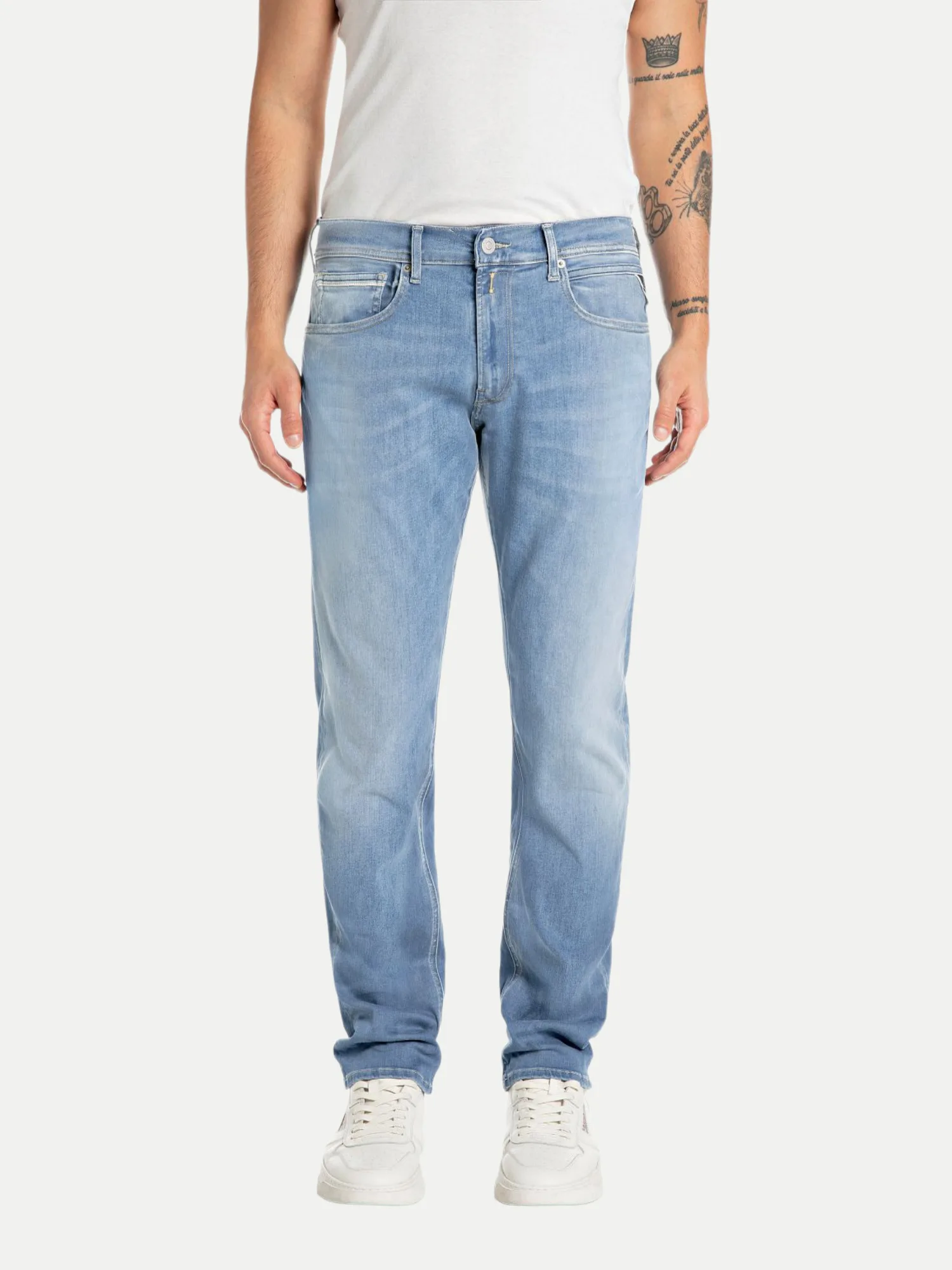 Straight Fit Jeans GROVER Blau 36/30 - Replay - FashionsVida