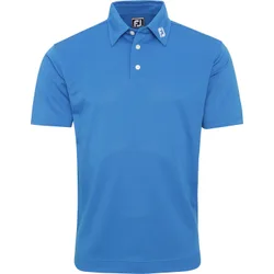 Polo Stretch Pique, blau xxl