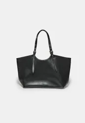 Shopper mit Mini-Schnallen-Detail Schwarz OS