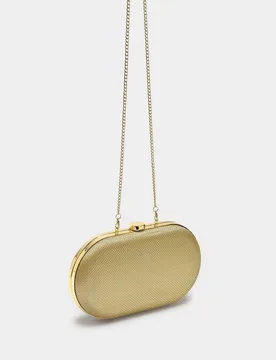Bolso de fiesta convertible a bandolera estilo clutch con cierre a presión - Parfois - FashionsVida