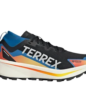Terrex Agravic Gore-tex® Trail Running Shoes Core Black / Ftwr White / Ray Blue UK 6 Men - Adidas - FashionsVida