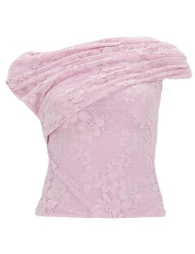 Lace Top with Shimmering Sequins