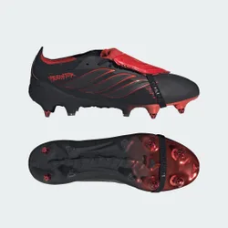 Scarpa da calcio PREDATOR ELITE Fold-Over Tongue Soft Ground 47 1/3 Core Black / Core Black / Vivid Red