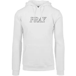 Felpa Con Cappuccio Pray Hands White 2XL