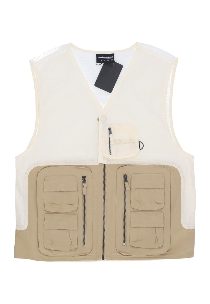 Smanicato Uomo Battalia Vest Off White