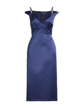 Vestido midi Mujer Azul marino 34,36,38,40,42 Mujer