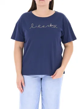 T-shirt maniche corte BLU 3XL - LUISA VIOLA X MARA VENIER - FashionsVida