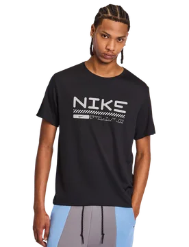 Miler Uomo - Magliette Nero - Taglia XL - Poly Jersey XL - Nike - FashionsVida