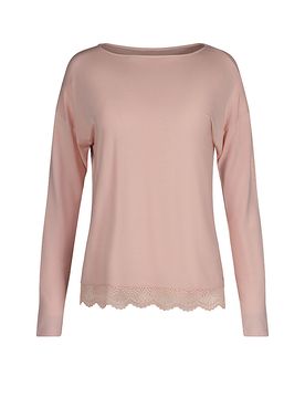Pyjamashirt rose smoke rosa 36 damen