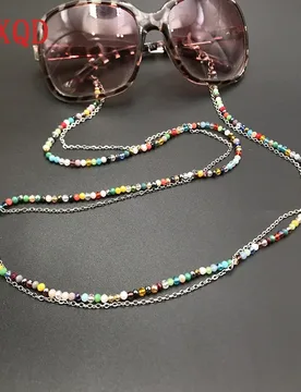 Women's 3mm Beaded Double Layer Stainless Steel Eyeglass Strap Original Design High-Quality No Fade Casual Gifts Accessory - Aliexpress - FashionsVida