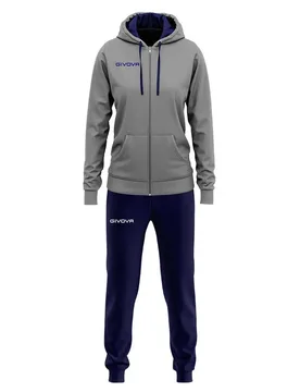 Survêtement Donna Grey / Blue 8-10 Années Fille - Givova - FashionsVida