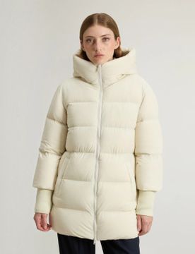 Para mujer. CFWWOU2090FRUT3107 Abrigo Plumífero Cloud con acabado mate (M), Casual, Poliamida
