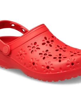 Sabots Classic Floral Cut Out Cherry Red EU 42-43 Homme