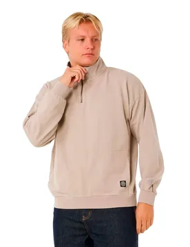 Sweat à Demi-zip Premium Surf Qtr Crew Stone S - Rip curl - FashionsVida