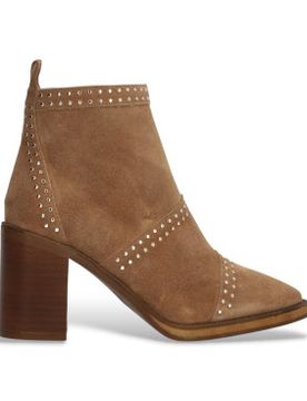 Para mujer. 544911 Botines de piel Camden (36), 5 a 8cm, Ante, Cremallera, Casual