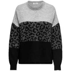 Pullover Pull Motif Léopard Col Rond Eu S;Eu M;Eu L Female