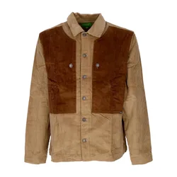 Camicia Manica Lunga Uomo Marina Box Overshirt Khaki