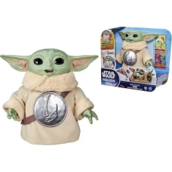 Figura Grogu merendando Star Wars Hasbro