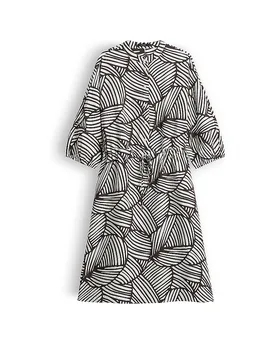 Midikleid WENRIA BOTANICAL marrone 40 - Opus - FashionsVida