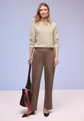 Strukturshirt mit Details female Beige