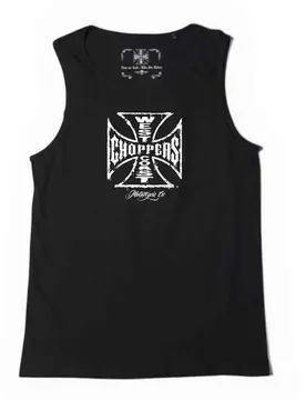 T-shirt Sans Manches Worn Cross Black S