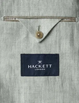 Americana de hombre de lino delave hopsack - Hackett - FashionsVida