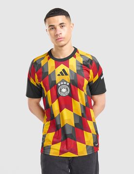 Mens Germany 2026 Pre Match Shirt - Nero, nero nero Uomo taglia XL