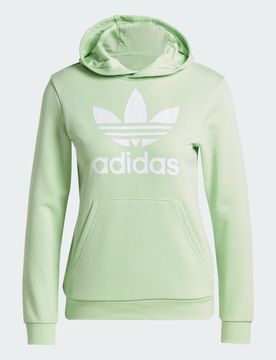 Hoodie Trefoil 7-8A Semi Green Spark