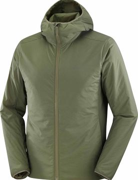 Leichter Stepp-und Daundenjacken aus PrimaLoft® Mountain Flex Jkt HD M Grape Leaf für Herren Größe M Khaki