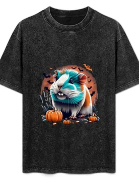 Guinea Pig Halloween T-Shirt Halloween Casual T-Shirt - Aliexpress - FashionsVida
