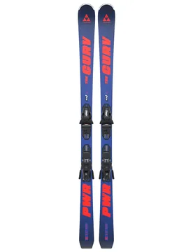 Packs (skis + fix) - Skis de piste - The Curv Power TPR + RS 10 Pr 2026 en Bois - Taille 160 cm - Bleu - fischer - FashionsVida