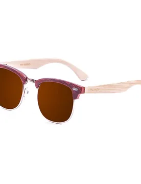 Lunettes De Soleil Polarisées Epoke Bamboo Black Arm / Mate Black Smoke/CAT3 Homme - Paloalto - FashionsVida